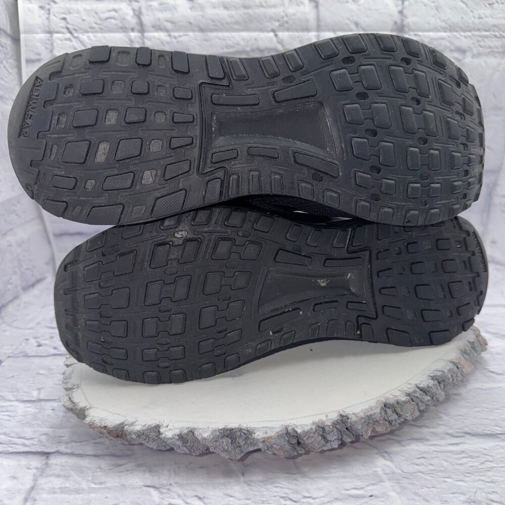 Adidas Duramo 9 Mens Size 12.5 Triple Black Walking Running Shoes Sneakers - Picture 13 of 14